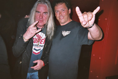 Ian and Biff Byford at the Metal Hammer Golden Gods Awards 2007
