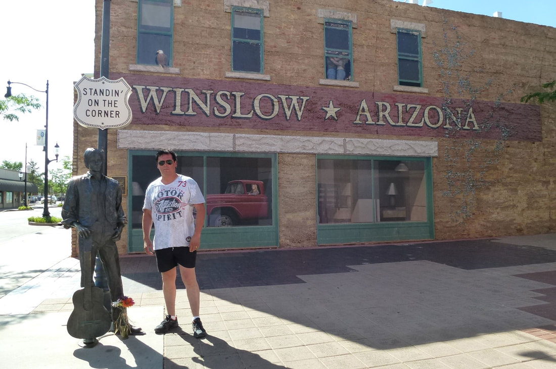 Ian Toomey in Winslow Arizona